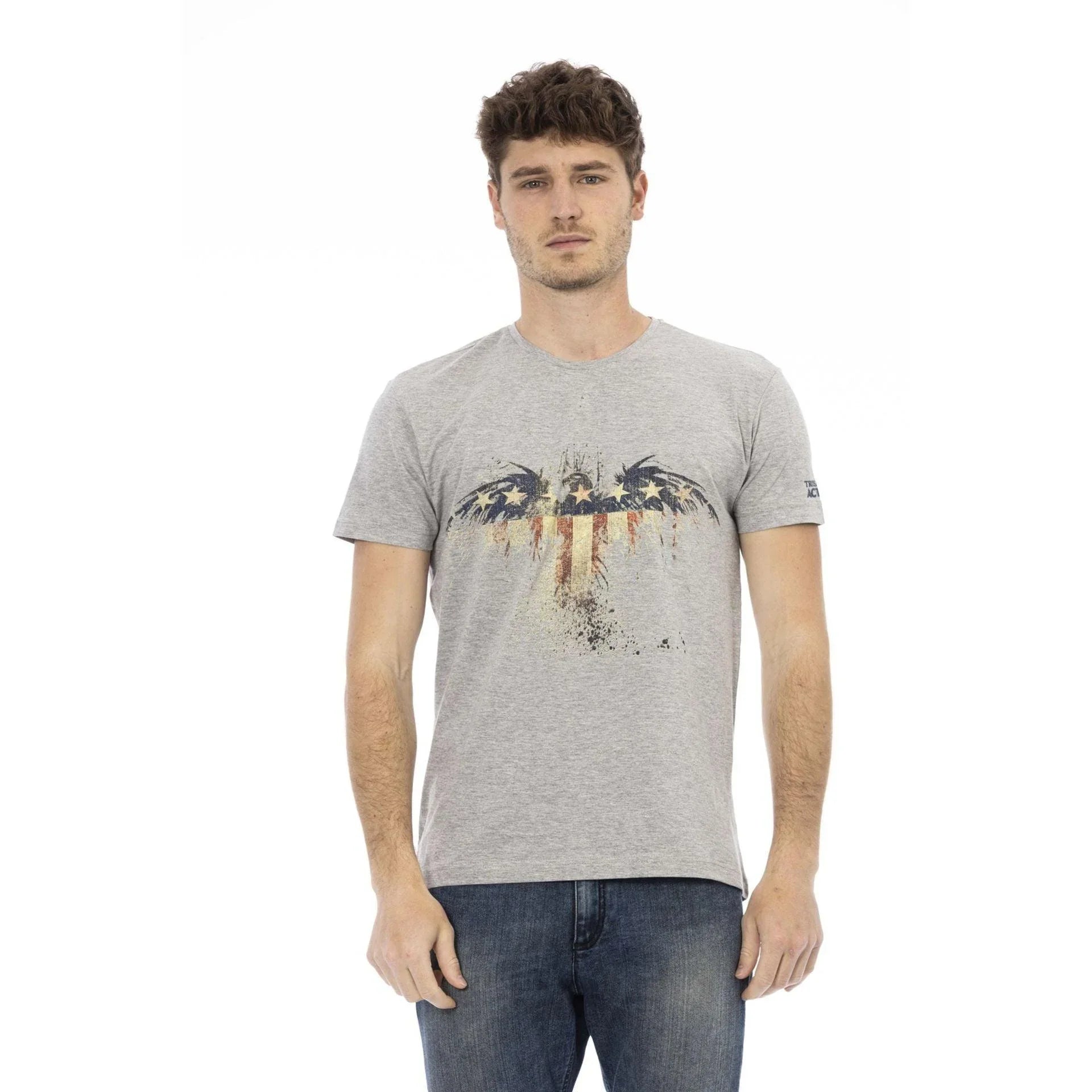 Men Crew-Neck T-Shirt – Breathable, Multicolor
