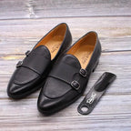 Men Dress Loafers - Buckles, Straps, Slip-On Monk Strap Formal Dress Shoes