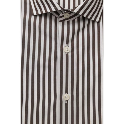 Men Long Sleeves Cotton Dress Shirt – Breathable - Black, White -Guocali