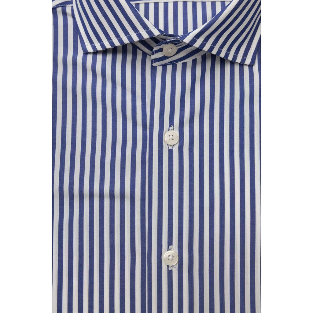 Men Long Sleeves Cotton Dress Shirt – Breathable, White