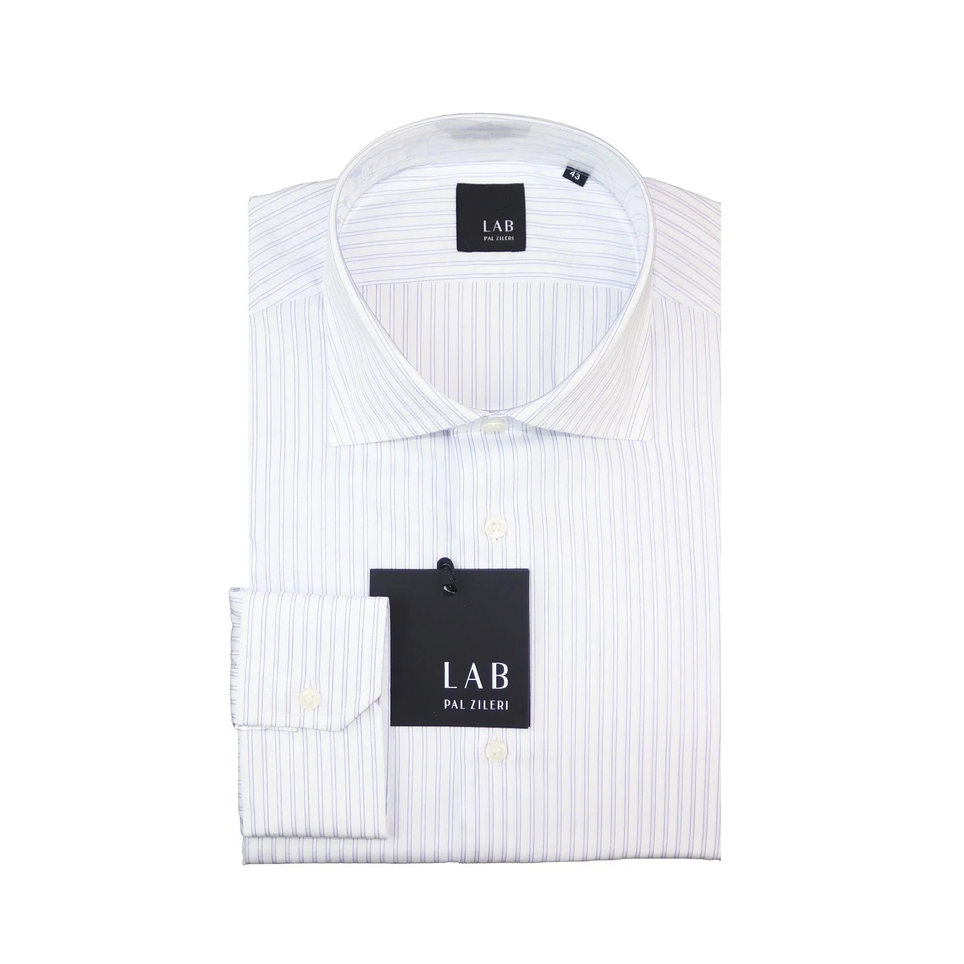 Men Long Sleeves Cotton Dress Shirt – Breathable - Gray, White -Guocali