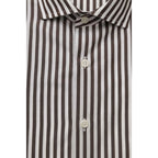 Men Long Sleeves Cotton Dress Shirt – Breathable, White