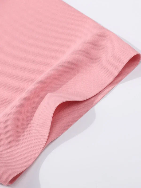 Men Short Sleeves Polo Shirt – Stretchable - White -Guocali