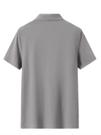 Men Short Sleeves Polo Shirt – Stretchable - White -Guocali