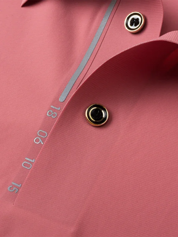 Men Short Sleeves Polo Shirt – Stretchable - Green, Black -Guocali