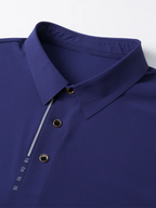 Men Short Sleeves Polo Shirt – Stretchable - Green, Black -Guocali