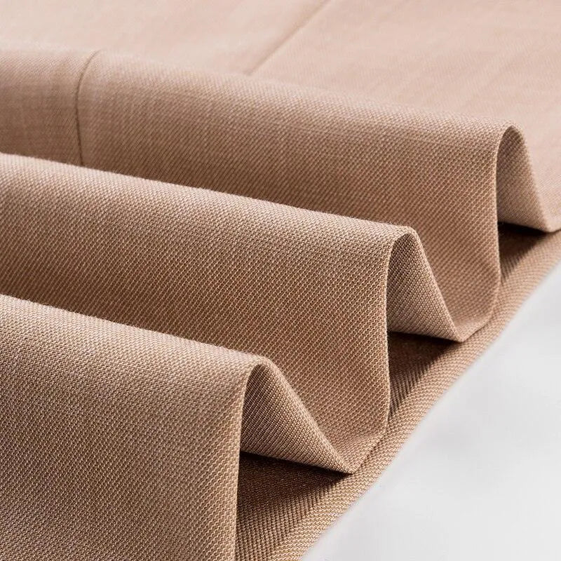 Men Suit - Camel 3-Piece Suit -Guocali