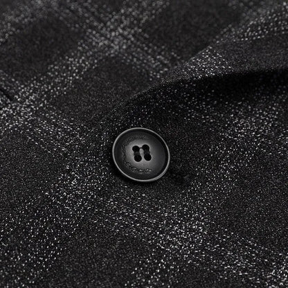 Men Suit - Crawford Plaid 3-Piece Suit -Guocali