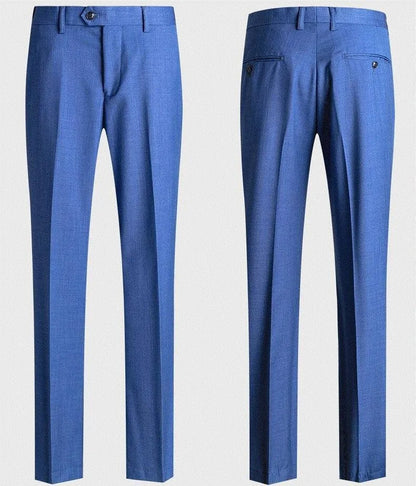 Men Suit - Giovani Blue 3-Piece Suit -Guocali