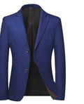 Men Blazer - Checked Formal Blazer -Guocali