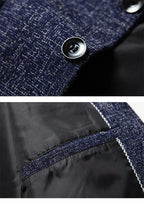Men Suit Jacket - Lightweight Blazer, Gray