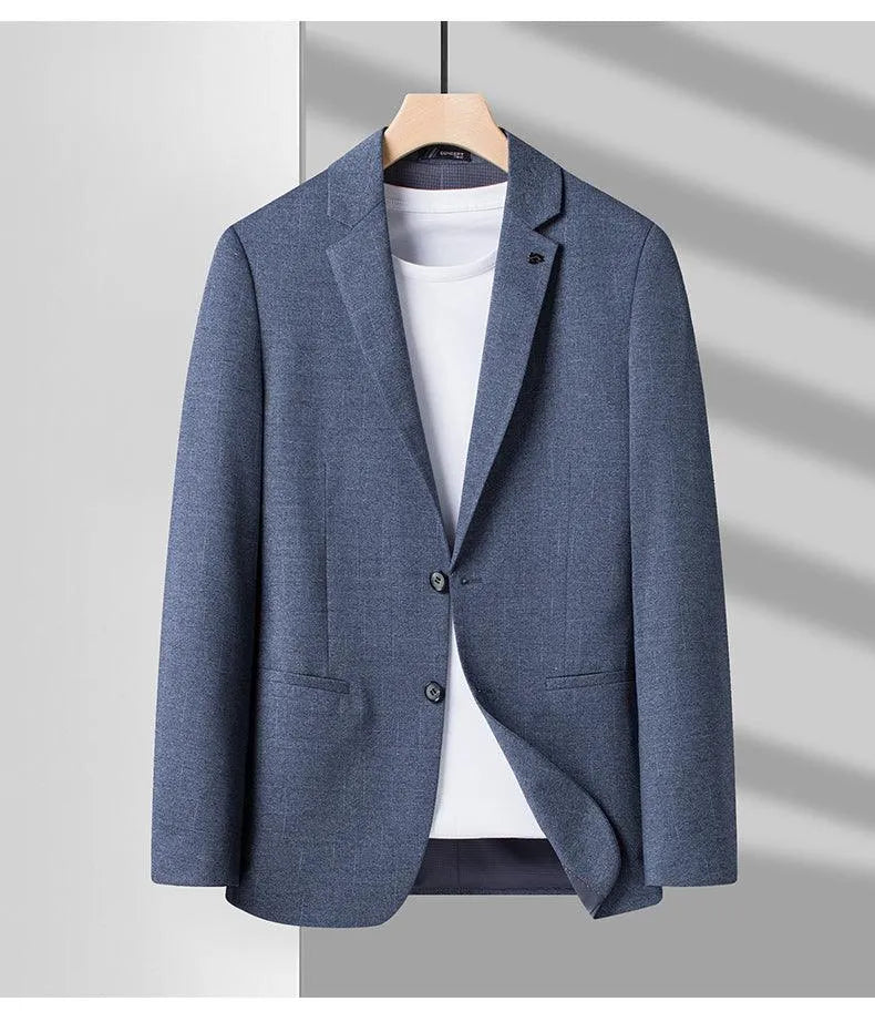 Men Suit Jacket - Wrinkle-Resistant Blazer