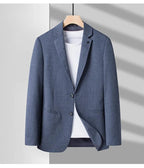 Men Suit Jacket - Wrinkle-Resistant Blazer