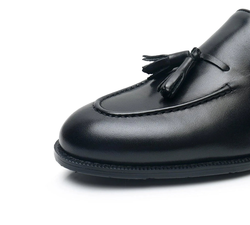Men Tassel Dress Loafers - Slip-On Formal Dress Shoes