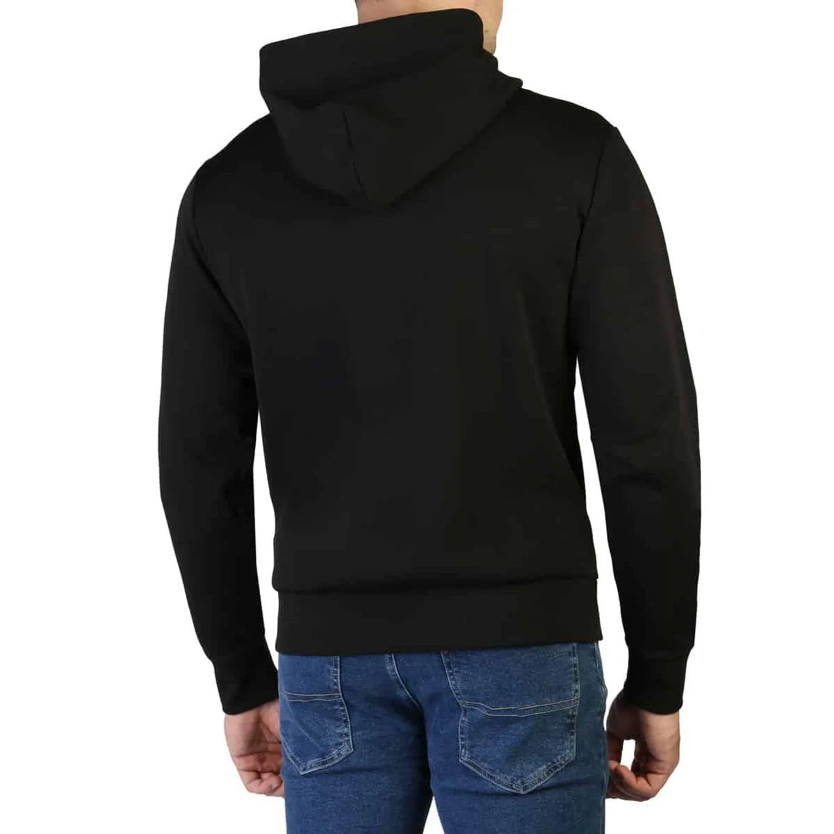 Men's hoodie Calvin Klein Full-Zip Minimalist Black – view 2