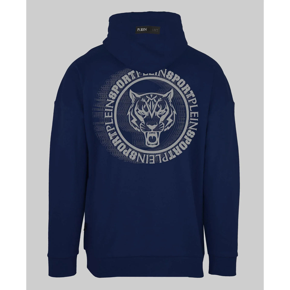 Men's hoodie Plein Sport Pullover Kangaroo Pocket Navy – view 2