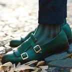 Men's Kiltie Monk Strap Dress Loafers – Monk Strap Shoes | GUOCALI – view 2