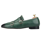 Men's Kiltie Monk Strap Dress Loafers – Monk Strap Shoes | GUOCALI – view 4