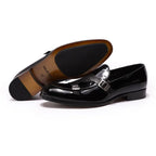 Men's Patent Leather Monk Strap Loafers – Loafers | GUOCALI – view 8