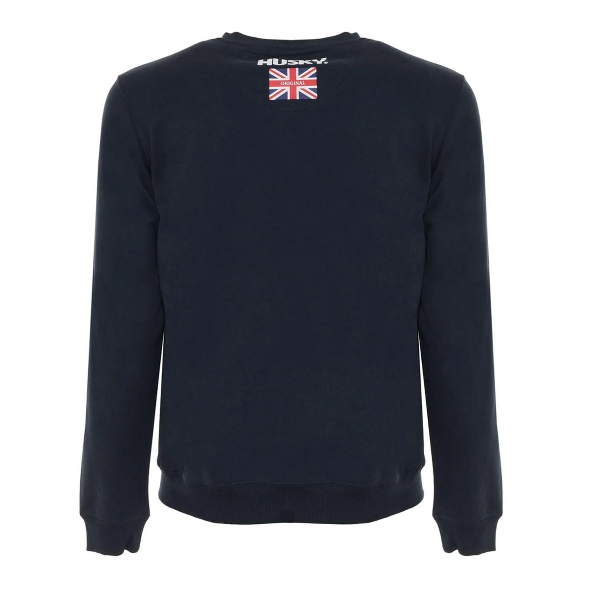 Men's sweatshirt Husky Solid Round Neck Regular Fit – view 3