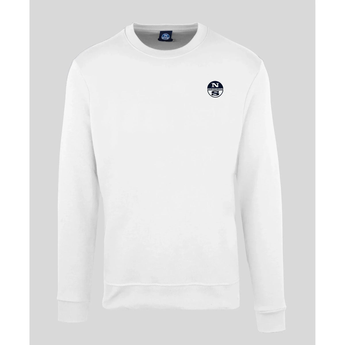 Men's sweatshirt North Sails Solid Logo Crew Neck White – main view