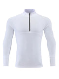 Men's Sweatshirt Quarter-Zip Mock Neck Raglan Sleeve Athletic – Sweatshirt | GUOCALI