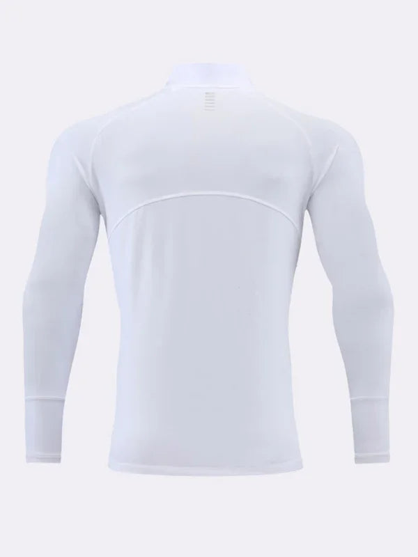 Men's Sweatshirt Quarter-Zip Mock Neck Raglan Sleeve Athletic – Sweatshirt | GUOCALI – view 2