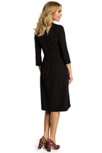 Midi Fit and Flare Day Dress Elegant Style-Day Dress-GUOCALI
