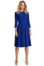 Midi Fit and Flare Day Dress Elegant Style-Day Dress-GUOCALI