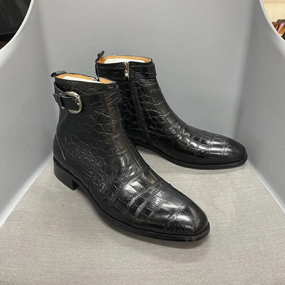 Milton Men Ankle Boots -Guocali