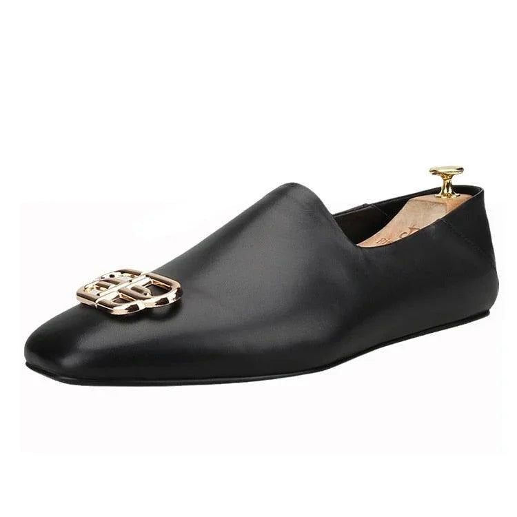 Mules Leather Men Loafers - Men Shoes -Guocali