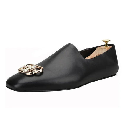 Mules Leather Men Loafers - Men Shoes -Guocali