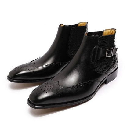 Nico SlipOn Ankle Dress Boots -Guocali