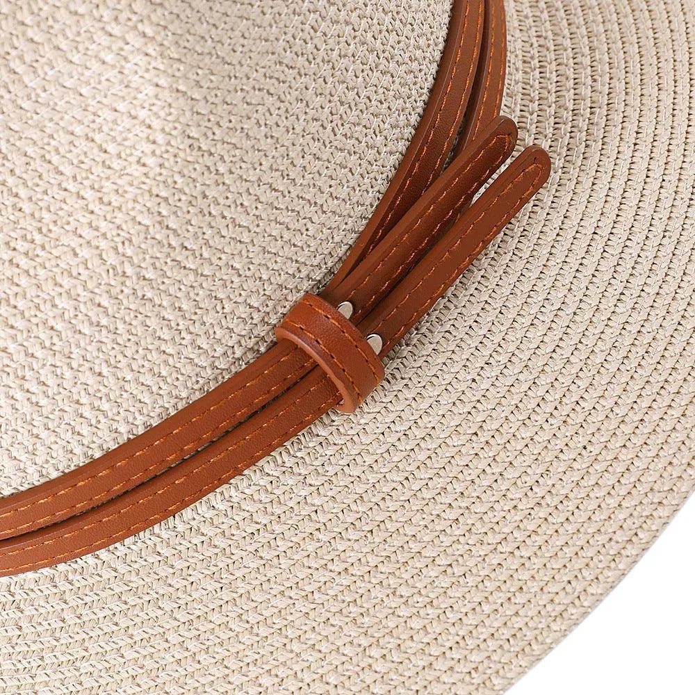 Panama Hat - Wide Brim Sun Hat -Guocali