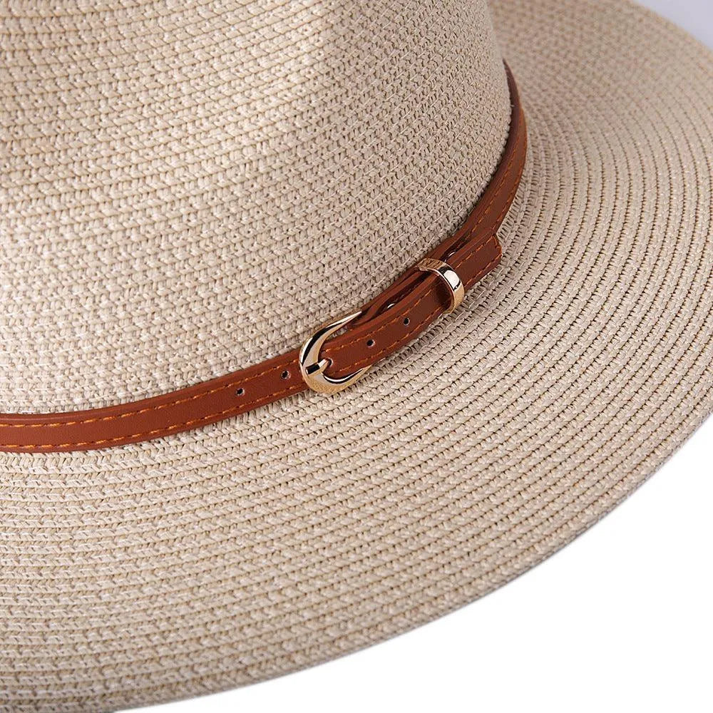 Panama Hat - Wide Brim Sun Hat -Guocali