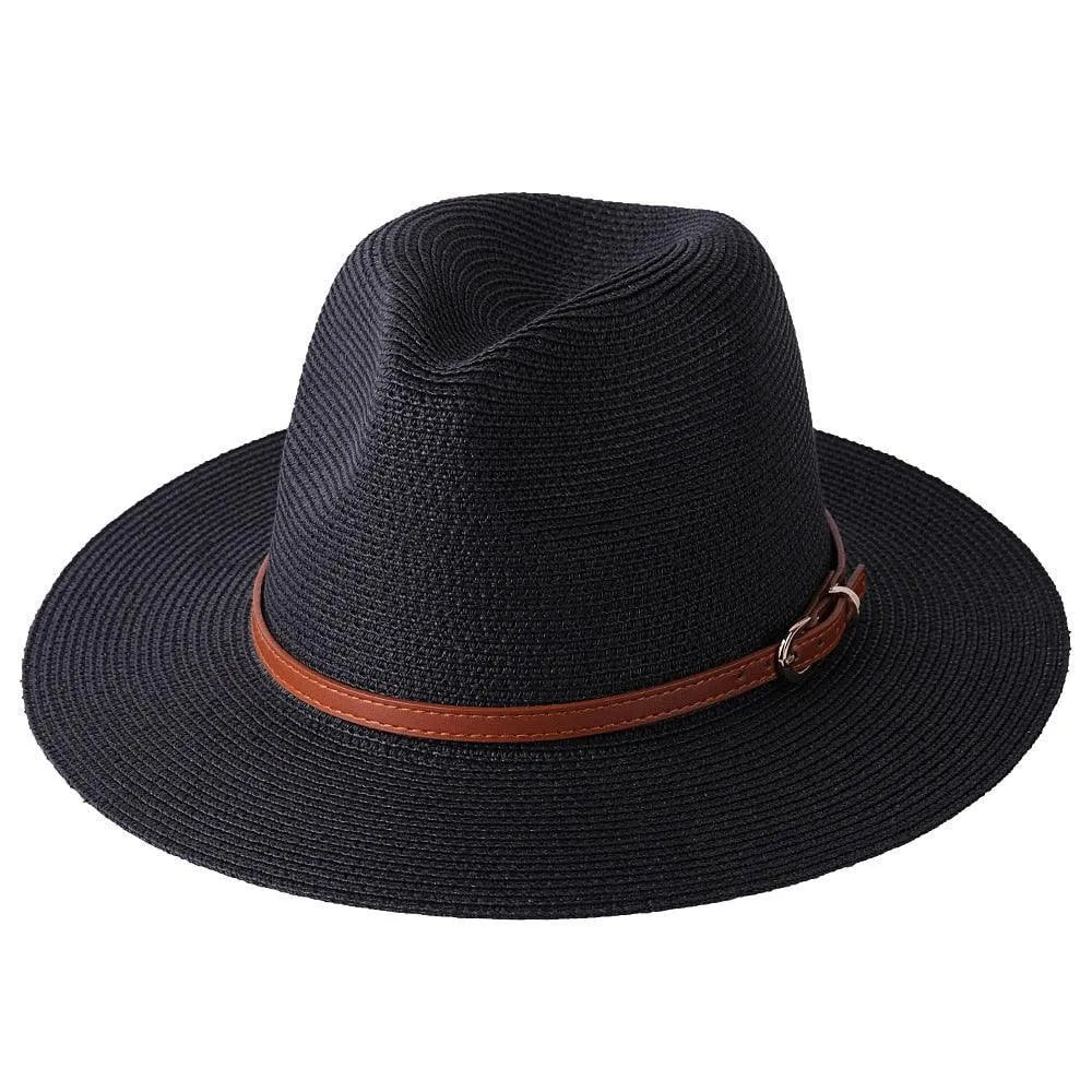 Panama Hat - Wide Brim Sun Hat -Guocali