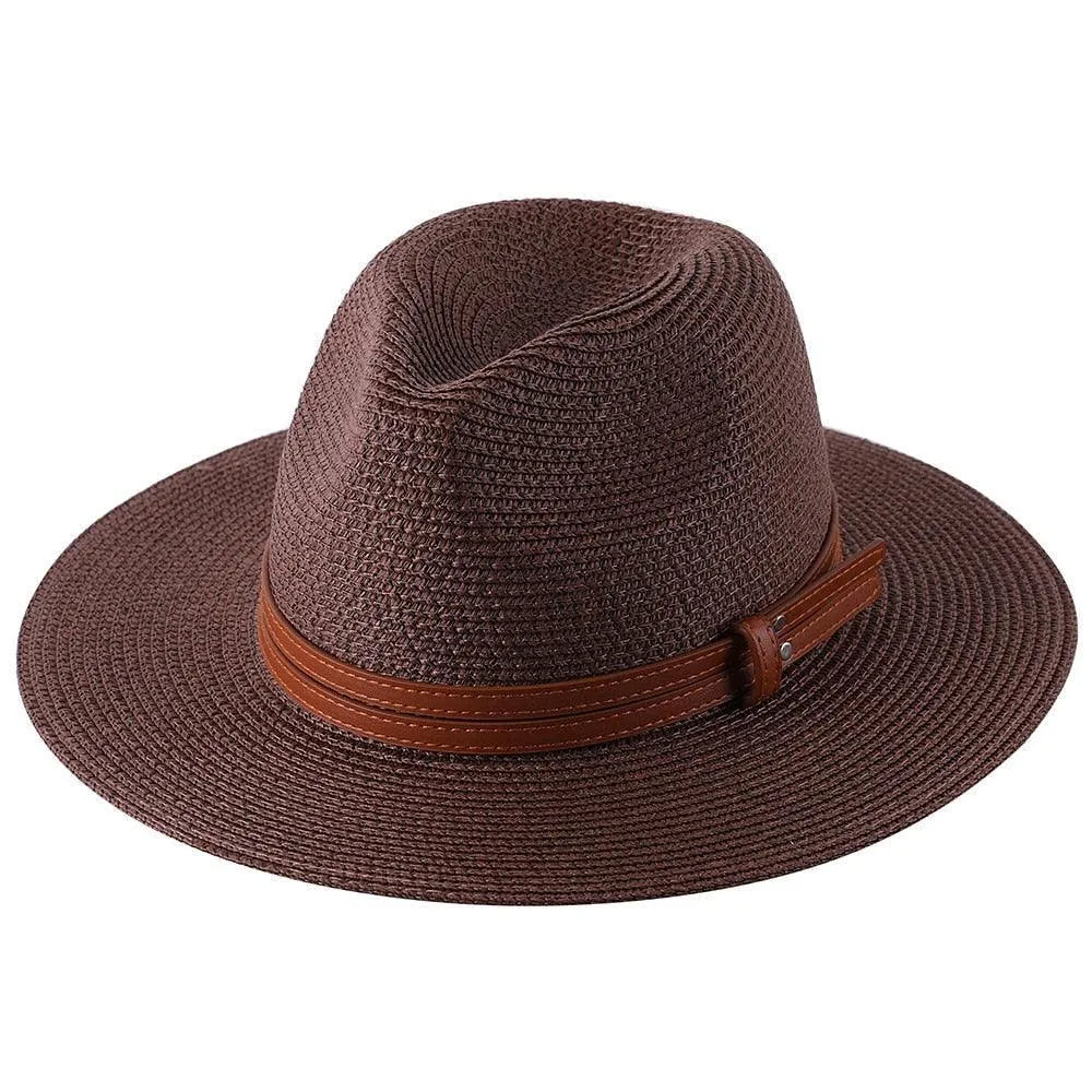 Panama Hat - Wide Brim Sun Hat -Guocali