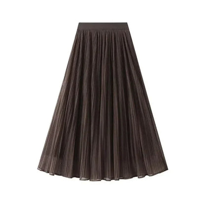 Pleated Skirt Fashion Reversible Design -Guocali
