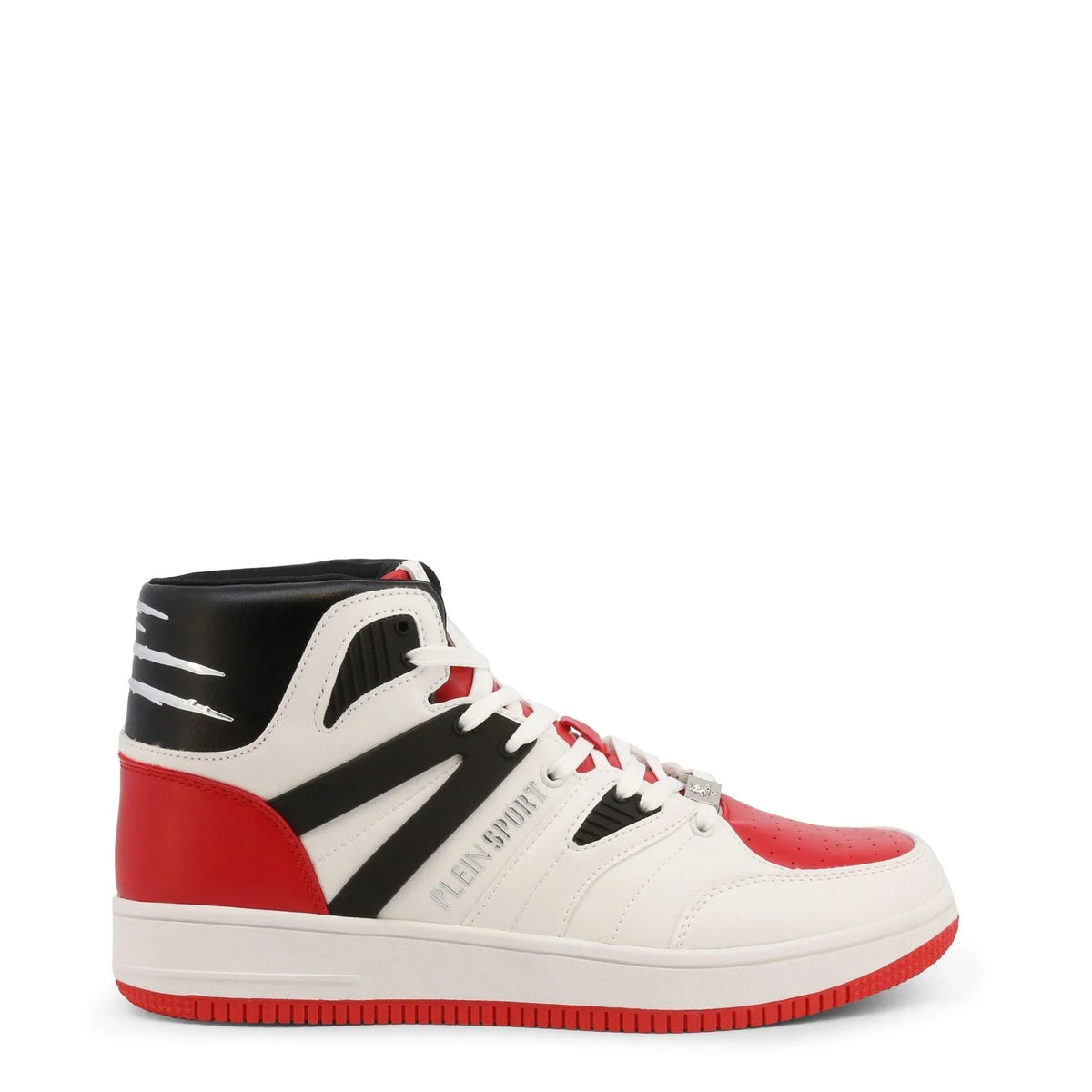 Plein Sport Men's Platform High-Top Sneakers – Red – Sneakers | GUOCALI