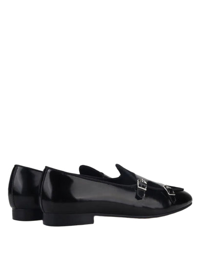 Polished Double Monk Strap Loafers -Guocali