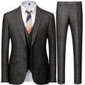 Checked Men Suit - Business Formal Attire -Guocali