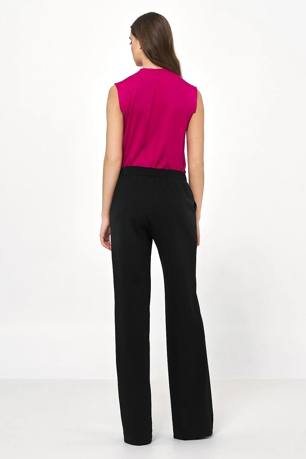 Professional Women Wide-Leg Pants – High-Rise Comfort -Guocali