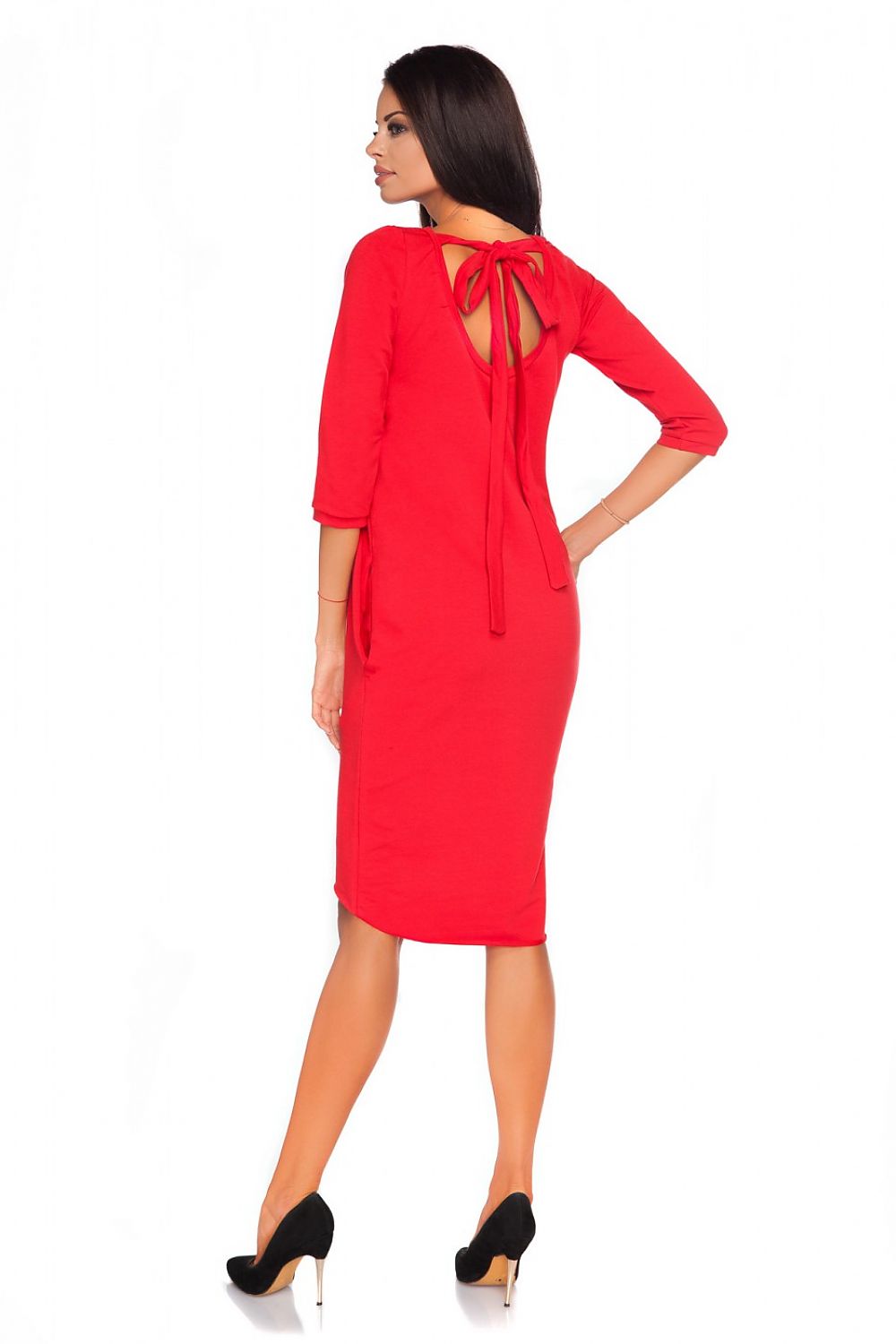 Relaxed Fit Knit Day Dress Everyday Style-Day Dress-GUOCALI