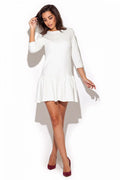 Romantic Round Neck Mini Dress