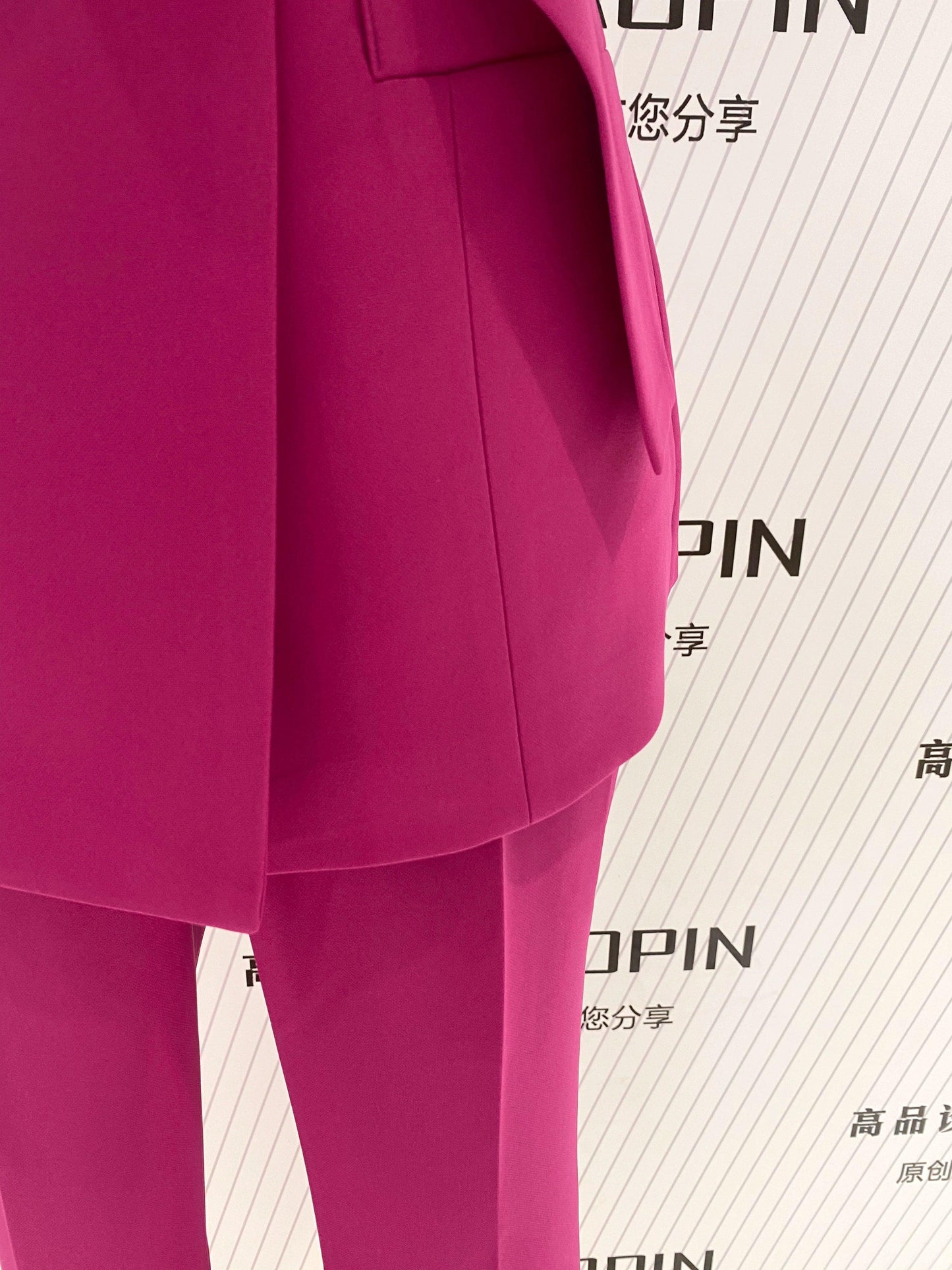 Rose Belted Women Pant Suit - Pantsuit - Guocali