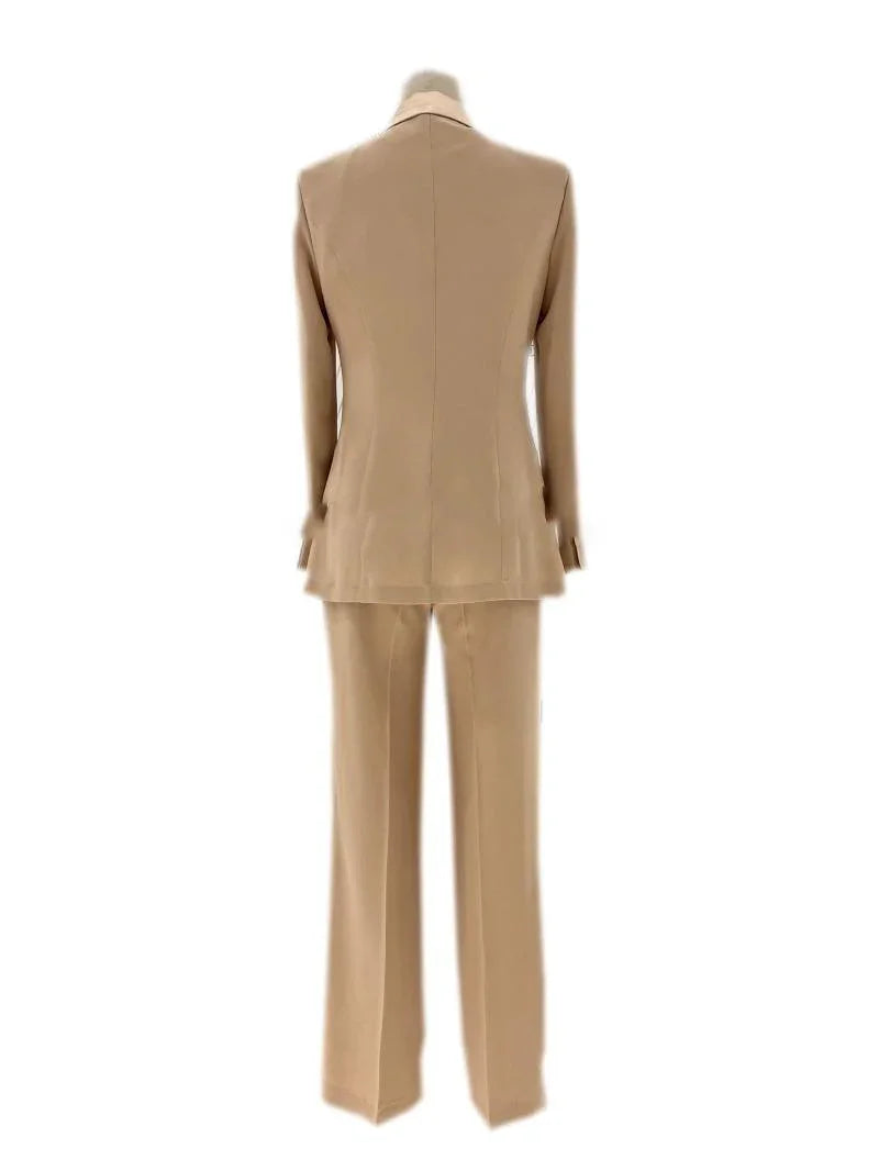 Silk Satin Wedding Pantsuit - Women Trouser Suits - Trouser Suit -Guocali