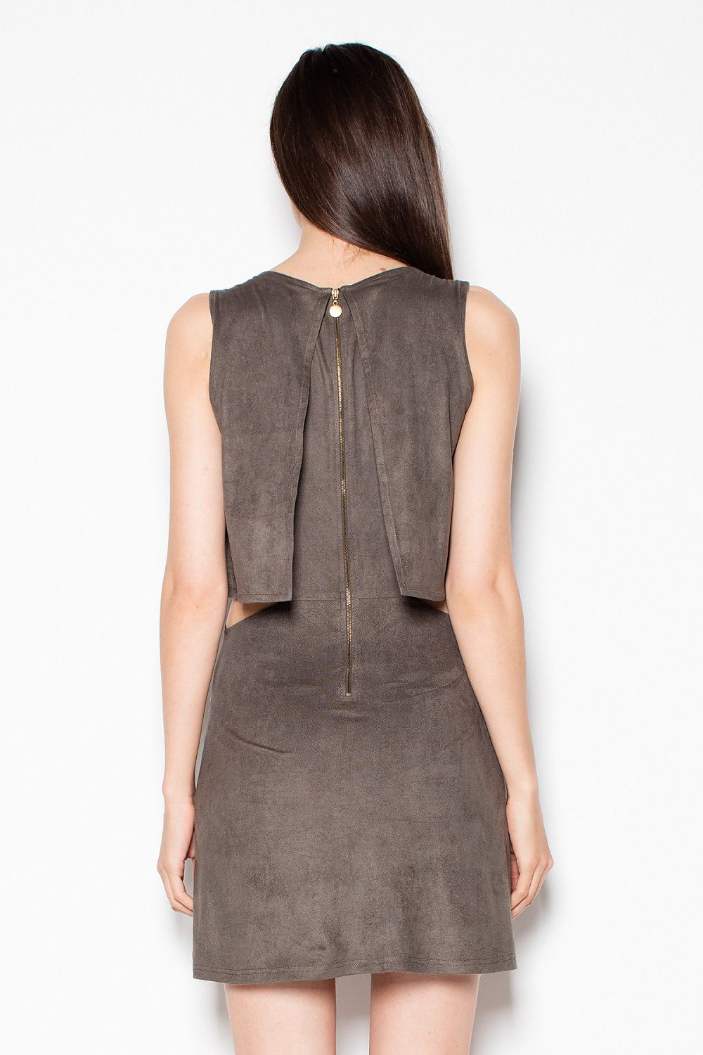 Sleeveless Cut Out Mini Dress Casual Style-Day Dress-GUOCALI
