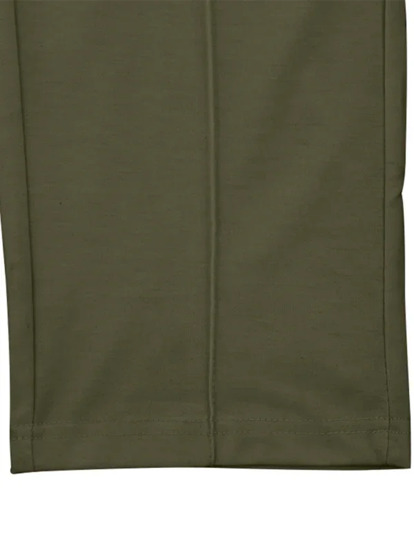 Sporty Men Trousers – Mid Rise Elastic Waist -Guocali