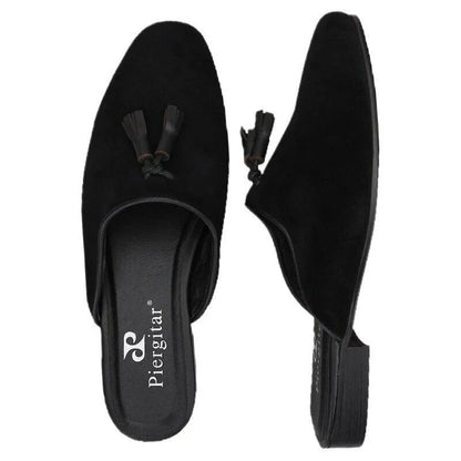 Suede Leather Loafers With Tassel - Men Shoes -Guocali