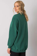 Women's Sweatshirt - Mock-Neck With Regular Fit